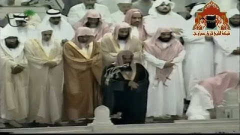 صلاة التهجد رمضان عام 1424هـ للشيخ سعود الشريم قراءة خاشعة ماتعة من سورة الأنعام