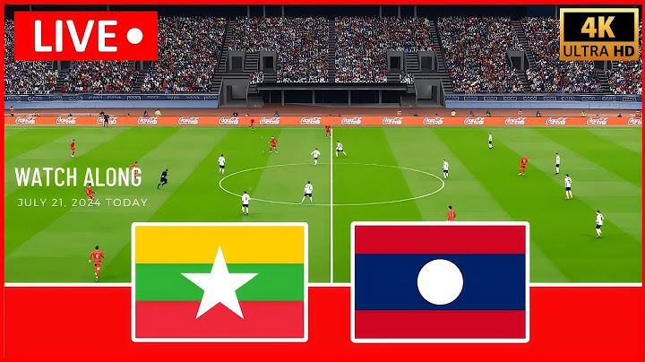 Live U19 Myanmar vs U19 Laos - AFF Cup U-19 2024