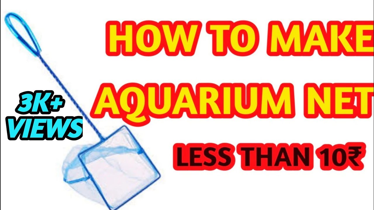 Homemade Fish Net in Tamil, How to make a acqurium fish net