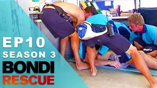 Three Suspected Spinal Injuries In An Hour | Bondi Rescue  Season 3 Episode 10 (OFFICIAL UPLOAD)