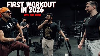 First Workout 2026 - CHEST DAY w/ The Crew