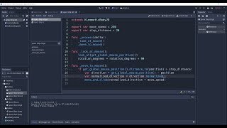 Godot 3.1 GDScript - Move To Mouse