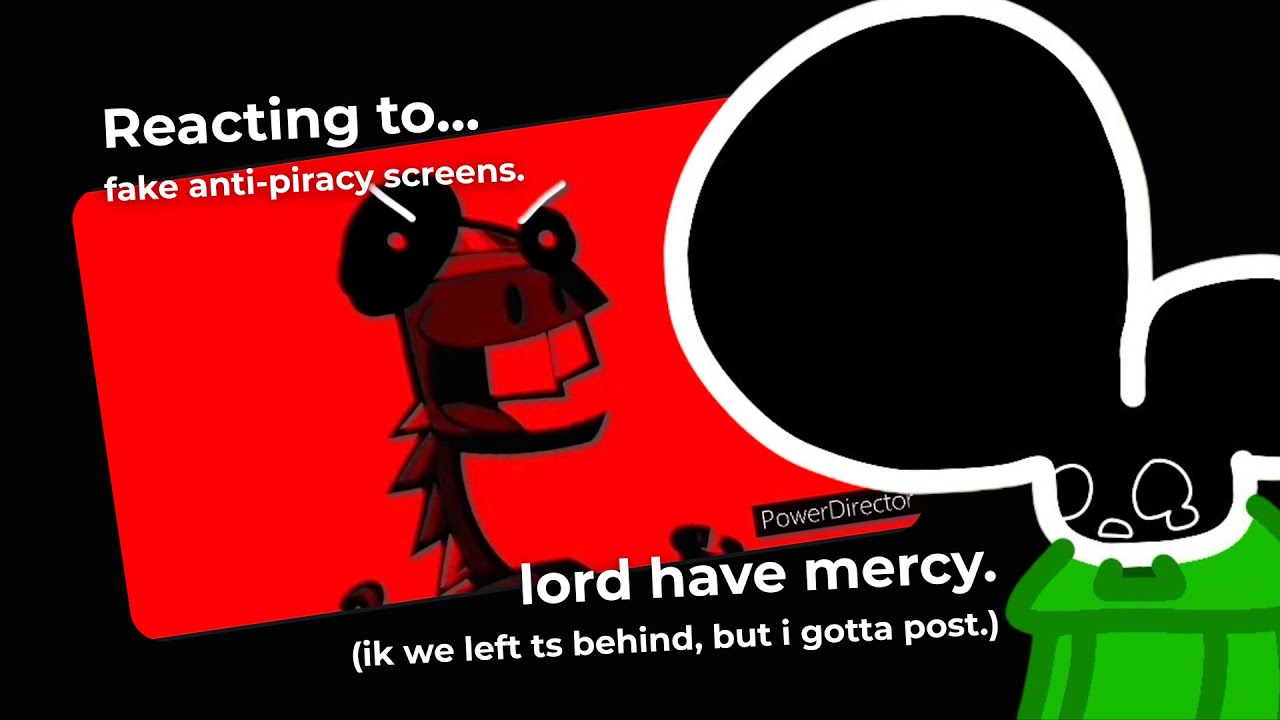 reacting to FAKE anti-piracy screens