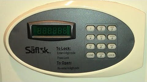 [603] Saflok Hotel Safe Override