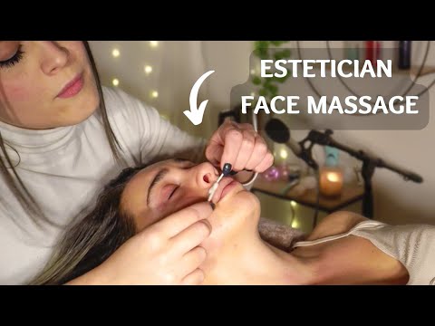 REAL ESTHETIAN DOES A FACE MASSAGE ON ME (sub eng)🧖🏻‍♀️| ASMR con @MaraCroftASMR