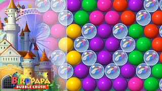 Birdpapa bubble crush level 1296-1307#bubbleshooter