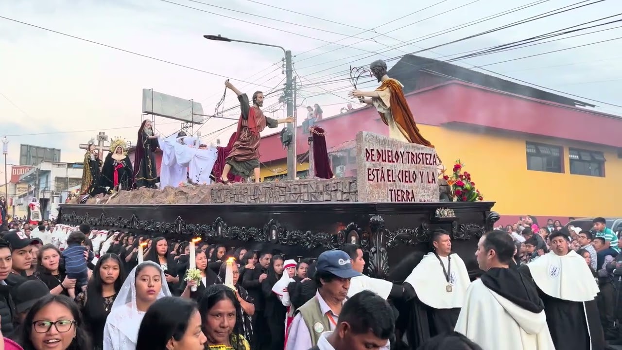 PROCESIÓN SEÑOR SEPULTADO CRISTO YACENTE DE LA EXALTACIÓN DE LA CATEDRAL DE COBÁN A.V. PT 4 2024