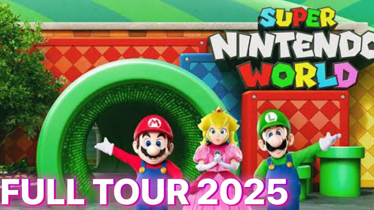 ПОЛНЫЙ ТУР по Super Nintendo World. Секреты, аттракционы и еда в Universal Studios Hollywood