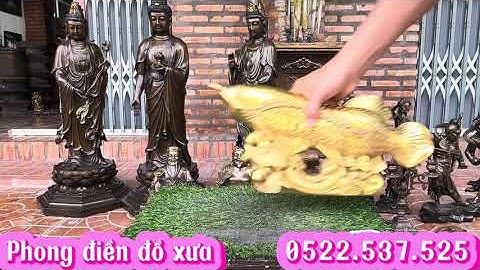 Clip 3/3 Bộ tam thế Phật _ Tượng thần hộ pháp _  #đồcổ #đồđồng#phongđiềnđồxưa
