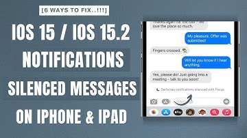 Notifications Silenced Message On iPhone in iOS 15.5 [Fixed]