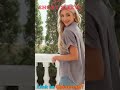 Beautife Women’s V-Neck Short Sleeve Button-Down Shirt with Pockets #WomensStyle #CasualBlouse