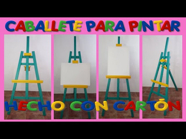 ✓ Cómo crear CABALLETE PLEGABLE para NIÑOS con pies REGULABLES