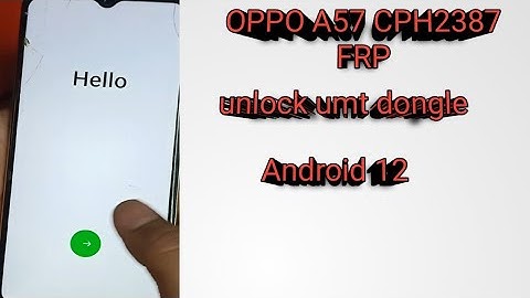Oppo A57 CPH2387 Pattern & FRP Unlock UMT/ Oppo A57 Pin & FRP Unlock UMT / New Models Pin Unlock