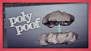 Low-poly Mushroom Cloud! (Autodesk Maya) - Pixlpit Tutorial