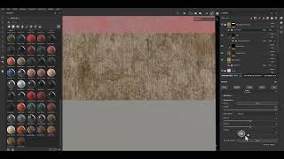 Substance Painter texture rotate 回転させる = filter → transform → rotation