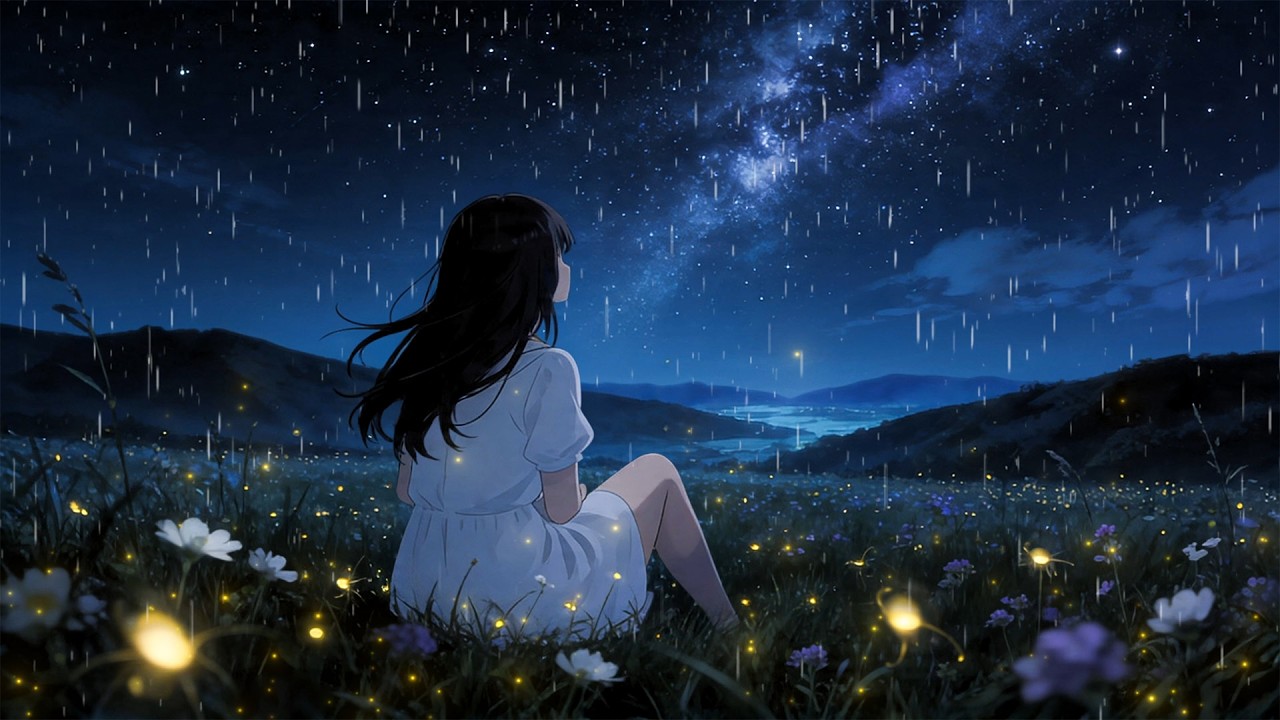 Restful Sleep With Rain Sounds - Beat Insomnia & Stress Relief And Deep Sleeping Music