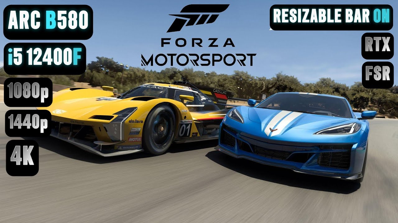Forza Motorsport Arc B580 FPS TEST | Forza Motorsport 2023 Arc B580 ...