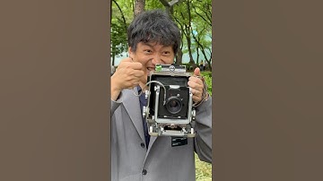 My large pocket camera😨📸 #provia100f#filmcamera #camera #portrait #photographer #largeformat