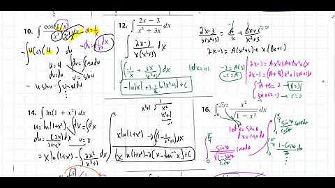 Math 5B Section 7.5(3)Strategy for Integration
