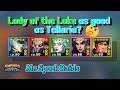 Interesting team with Lady of the Lake, Gravemaker, and Clarissa - Empires and Puzzles