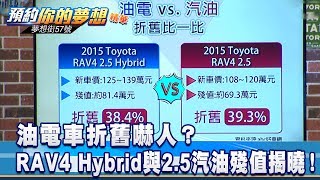 油電車折舊嚇人？ RAV4 Hybrid與2.5汽油殘值揭曉！《夢想街 ...