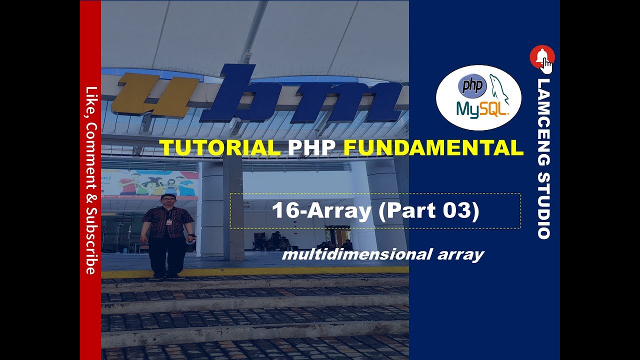16- TUTORIAL PHP DASAR (MULTIDIMENSIONAL ARRAY) - YouTube