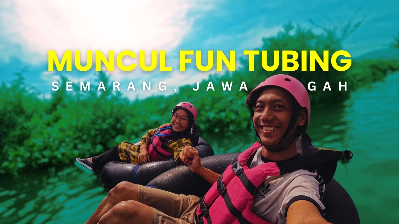 Liburan di Muncul Fun Tubing. Salah Satu Wisata Air Yang Lagi Populer di Semarang, Jawa Tengah