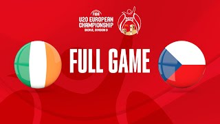 Ireland v Czech Republic | Full Basketball Game | FIBA U20 European Championship 2023