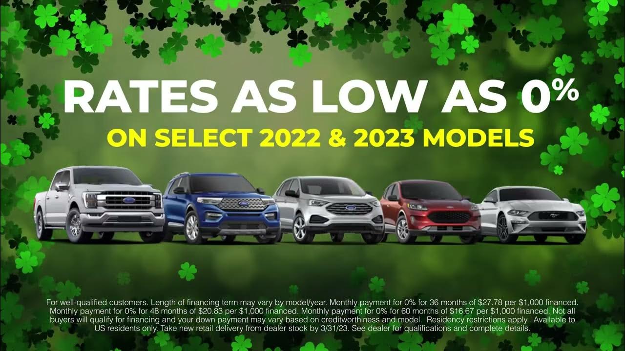 March into Essential Ford for Spring Savings on 140+ New Fords in Stock