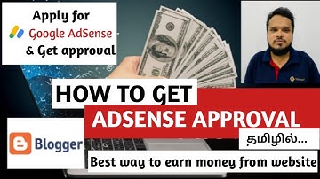 How to get AdSense approval for blogger in TAMIL | Best Online Earning 2021 | Website