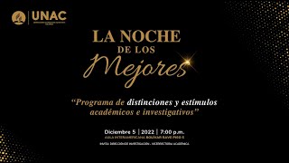 LA NOCHE DE LOS MEJORES | INVESTIGACIÓN | UNAC