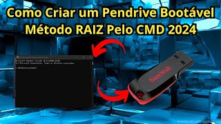 How to Create a Bootable Pendrive Using CMD, RAIZ Method 2024