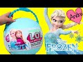 Bola gigante DIY de Frozen Elsa y Anna | Muñecas y juguetes con Andre