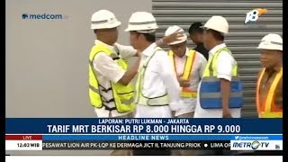Jokowi Tinjau Proyek MRT, Ikon Baru Jakarta yang Dimulainya Lima Tahun Lalu