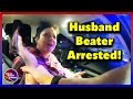 Husband Beater: Defies Cops After Slashing All Clothes With Butcher Knife!
