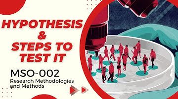 Hypothesis | Null & Alternative Hypothesis | Type I & Type II Errors | IGNOU MSO 002