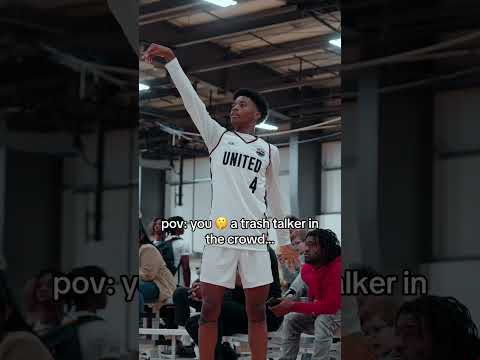 Quiet all of a sudden … 🤷‍♂️ #basketball #fyp #haters