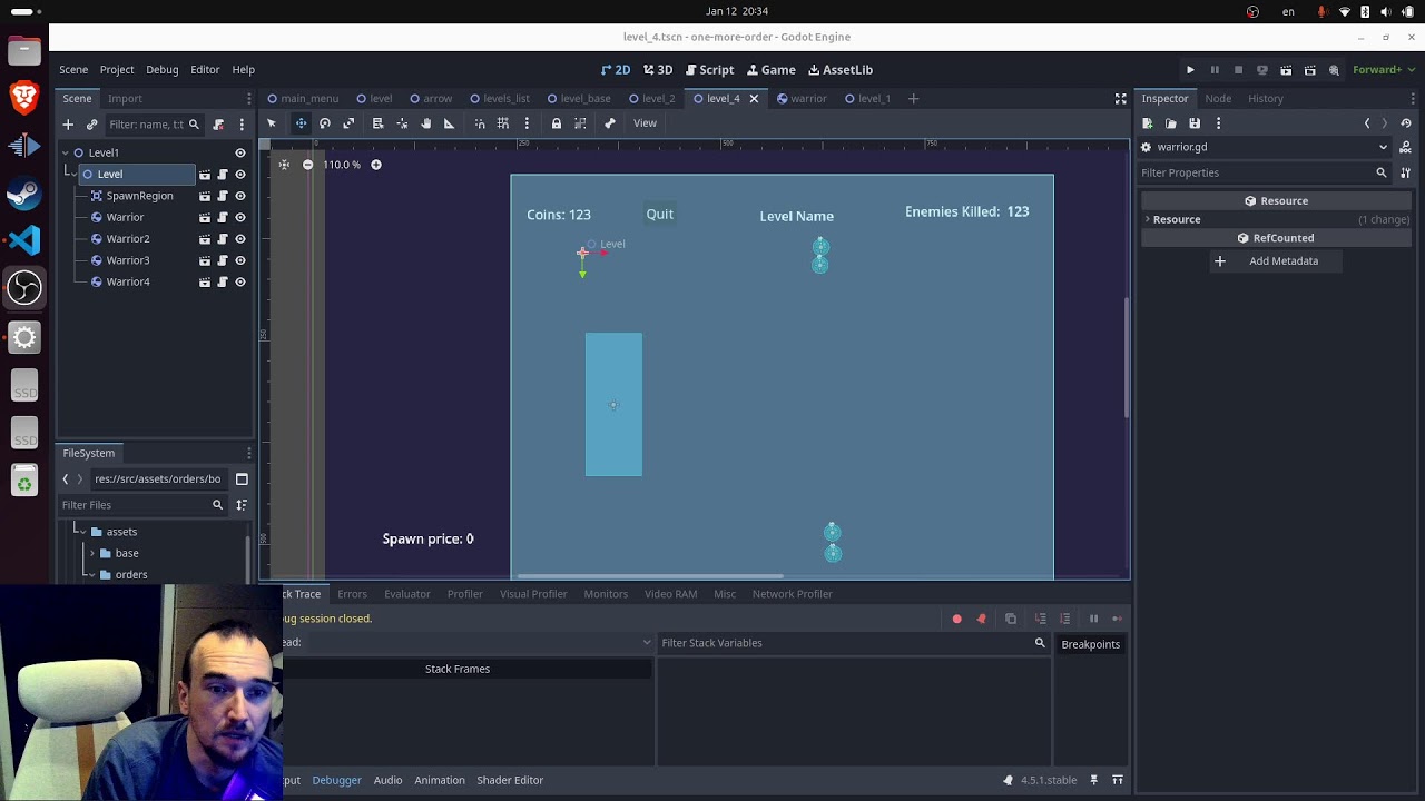 Making my own game with Godot. 