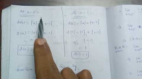 prove that f(x)=|x|+|x-1| is not drivable at X=0,1 || Real Analysis unit-4||