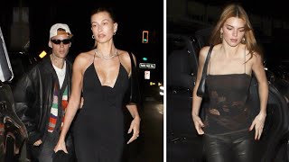 ⁣Hailey Baldwin Attends Dinner Outing With Kendall Jenner After Suffering Blood Clot In Brain