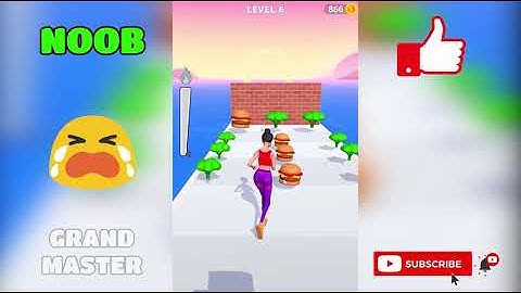 NOOB vs PRO vs HACKER in Twerk Race 3D