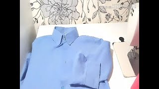 كيف تعديل الكتف وتصغير الباط فى القميص الرجالى (قميص المدرسه )