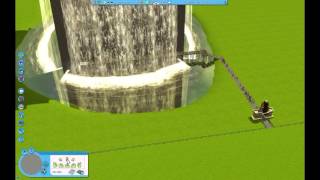 Rollercoaster Tycoon 3 Wasserfall-Weg Tutorial