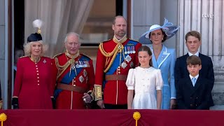 'God Save The King' - Trooping The Colour 2026 Balcony Flypast