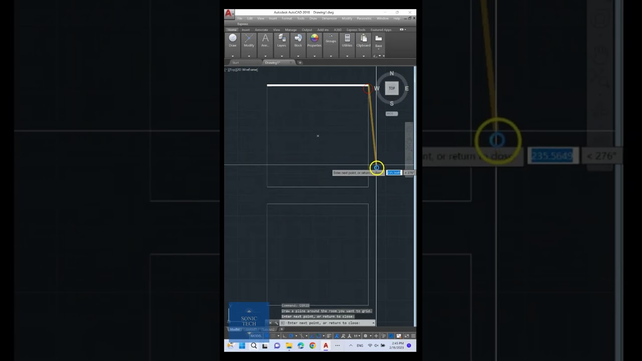 Create ceiling grids quickly in AutoCAD