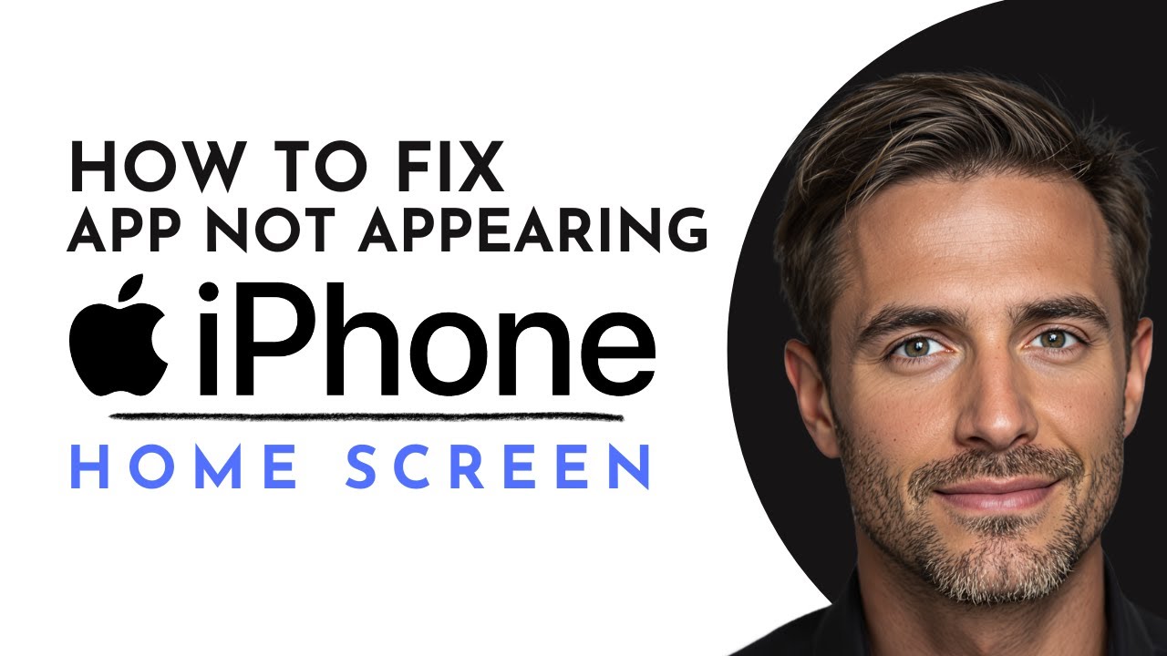 How To Fix App Not Appearing ON IPHONE HOME SCREEN - YouTube