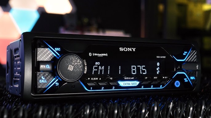 SONY DSX-A416BT: Sonido excepcional e iluminación que puedes combinar con  el interior de tu auto. 