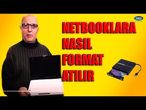 Netbooklara Format Nasıl Atılır