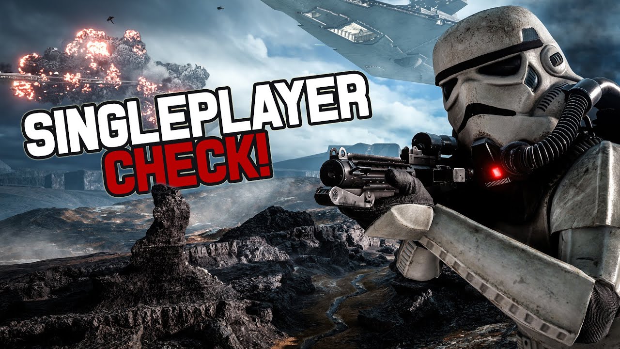 Star Wars Battlefront SINGLEPLAYER Hype! (60FPS) YouTube