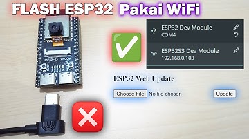 Flash ESP32 dengan WIFI Tanpa USB! OTA